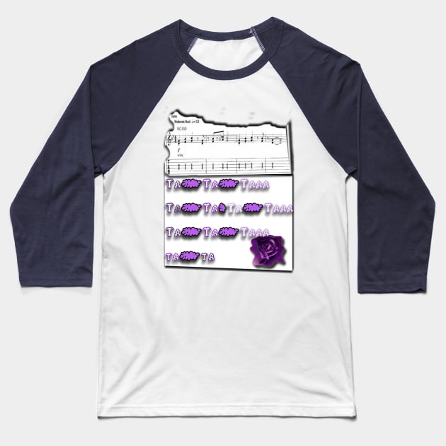 Deep purple Baseball T-Shirt by jan666